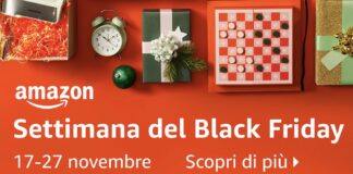 Da questa mezzanotte al 27 Novembre la settimana lunga del Black Friday Amazon, tutte le offerte e come approfittarne