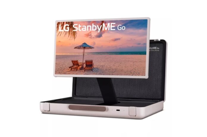 LG schermo portatile in valigia disponibile in Italia