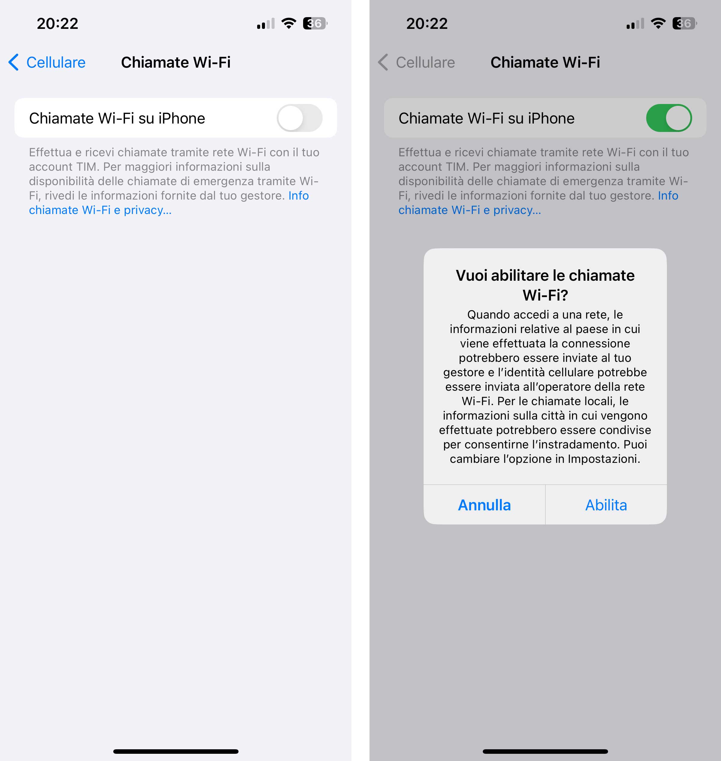 Con iOS 17.2 possibile efffettuare chiamate tramite Wi-Fi su iPhone