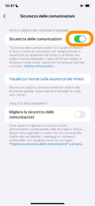 Come sfocare i contenuti sensibili su iOS 17