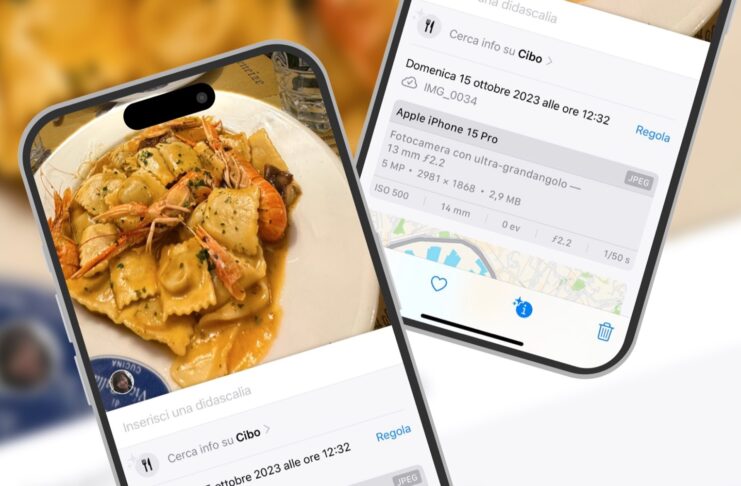 Come trovare una ricetta scattando una foto con iPhone iOS 17