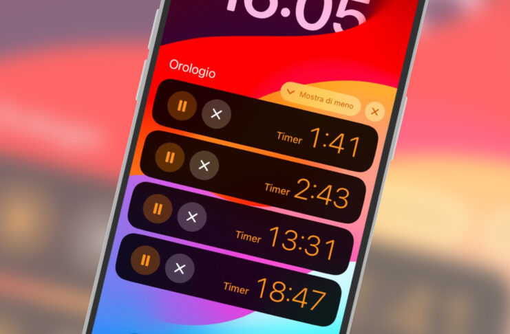 Come utilizzare più timer contemporaneamente su iOS 17