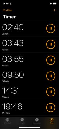 Come utilizzare più timer contemporaneamente su iOS 17