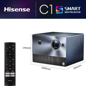 Hisense Smart Mini C1 è il proiettore compatto che non rinuncia a nulla
