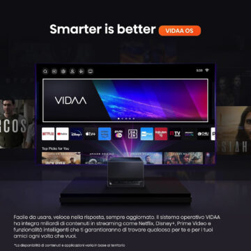 Hisense Smart Mini C1 è il proiettore compatto che non rinuncia a nulla