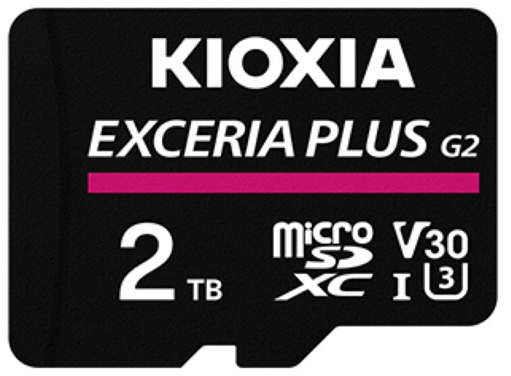 Kioxia ha presentato una microSD da 2TB