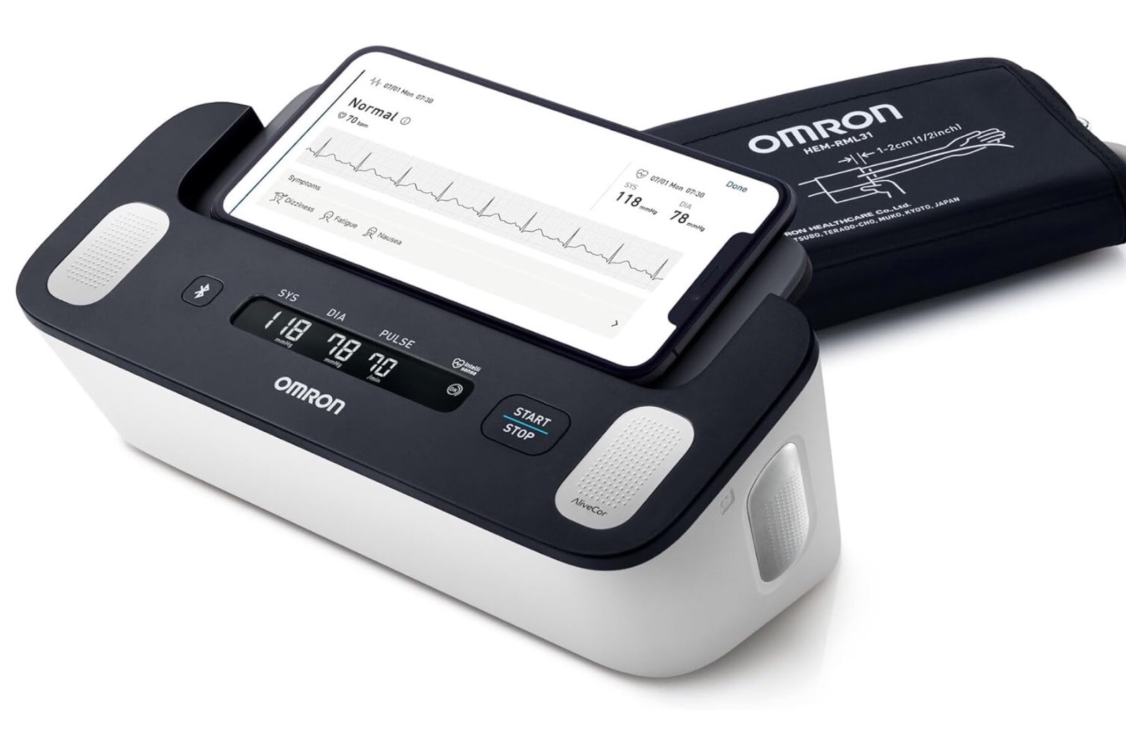OMRON Complete misura pressione ed ECG con l'aiuto di iPhone