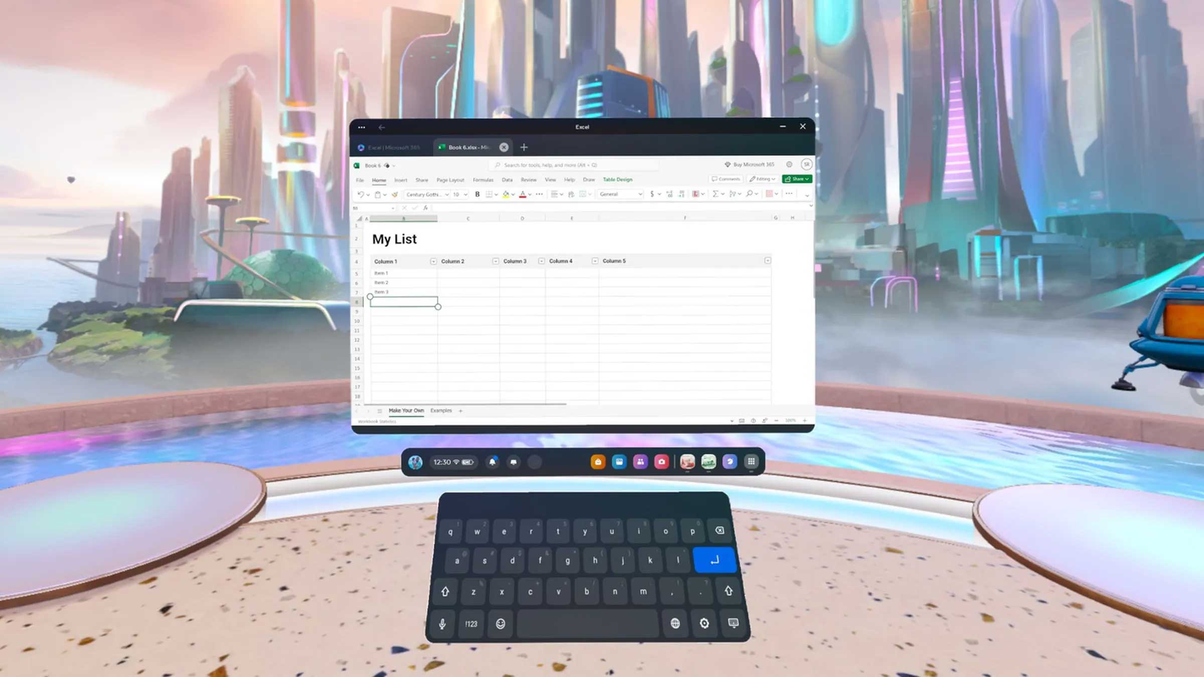 Ora si può usare Microsoft Office dal visore VR Quest di Meta