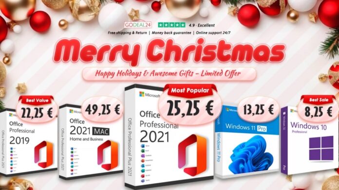 Regalo di Natale facile, 25 € per la licenza completa di Microsoft Office