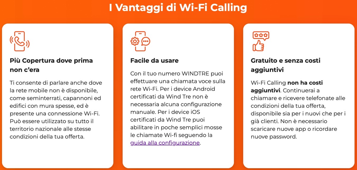 WindTre attiva su iPhone le chiamate Wi-Fi Calling