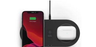 Caricabatterie Belkin due in uno, perfetto per iPhone e Airpods a 39,99€