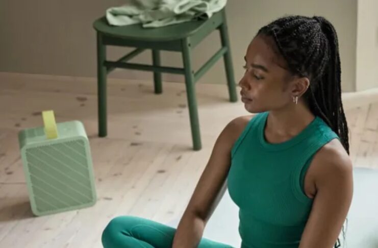 La linea IKEA Dajlien per fitness in casa include un purificatore portatile