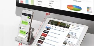 Questa mini tastiera bluetooth si collega a 3 dispositivi contemporaneamente