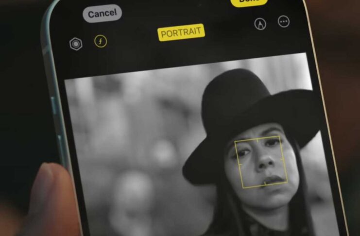 In nuovo spot Apple la funzione ritratti di iPhone 15