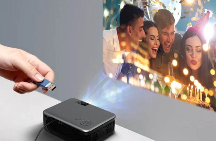 AUN A30, video proiettore portatile per cinema ovunque a soli 39 €