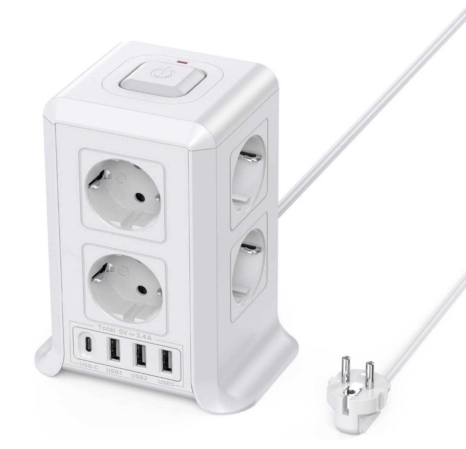 Ciabatta elettrica Sameriver, 12 ingressi per ricaricare tutto da qui Ciabatta elettrica Sameriver, 12 ingressi per ricaricare tutto da qui