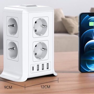 Ciabatta elettrica Sameriver, 12 ingressi per ricaricare tutto da qui