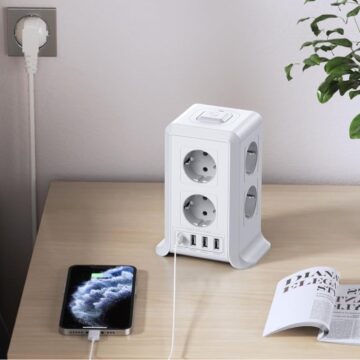 Ciabatta elettrica Sameriver, 12 ingressi per ricaricare tutto da qui