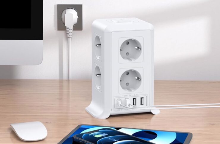 Ciabatta elettrica Sameriver, 12 ingressi per ricaricare tutto da qui