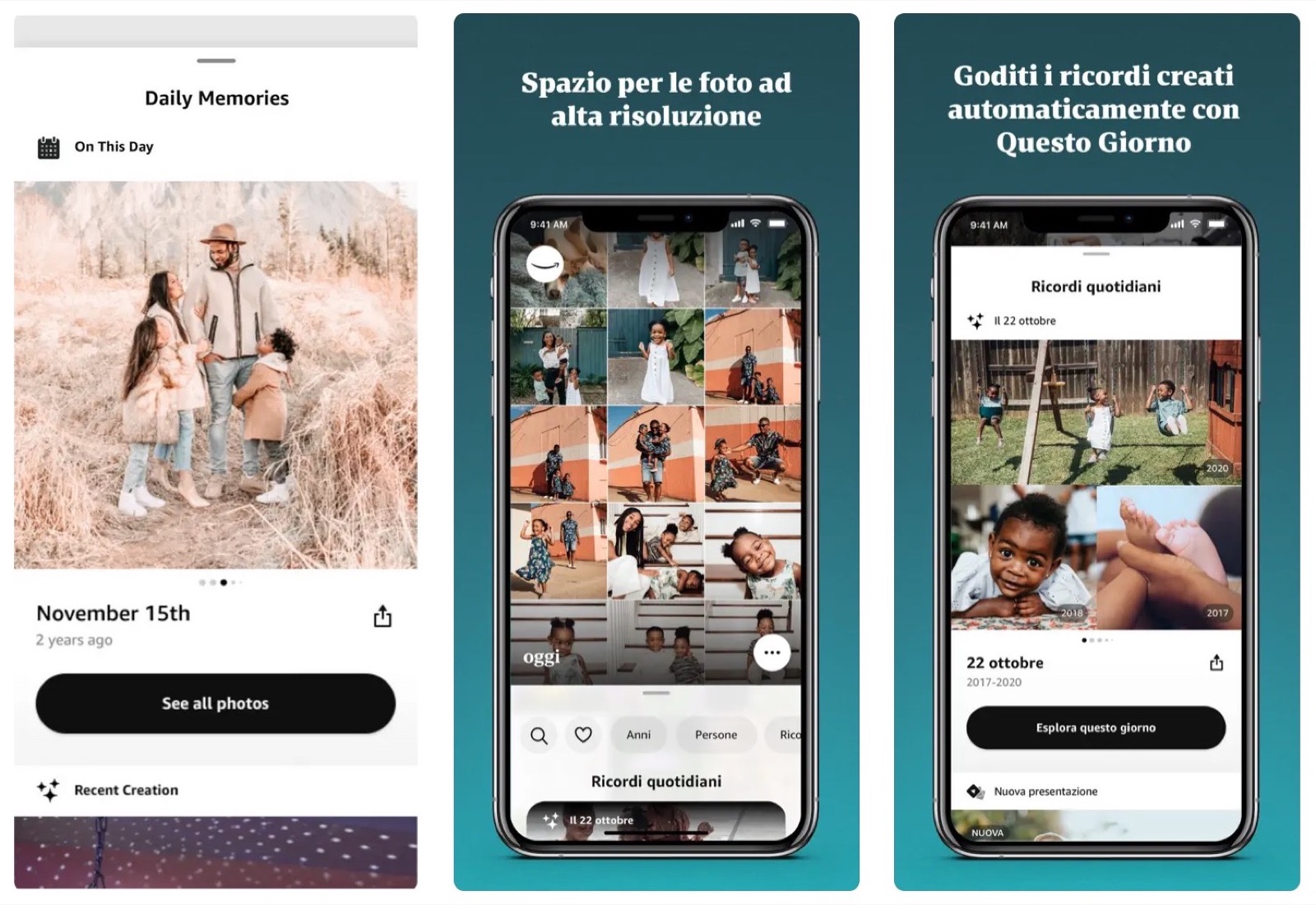 Col backup delle foto su Amazon Photos in regalo un buono da 15 €