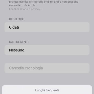 Come attivare i Luoghi frequenti di Apple, e perché