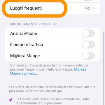 Come attivare i Luoghi frequenti di Apple, e perché