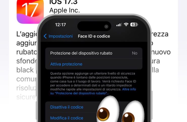 Come proteggere gli iPhone rubati con la funzione di iOS 17.3