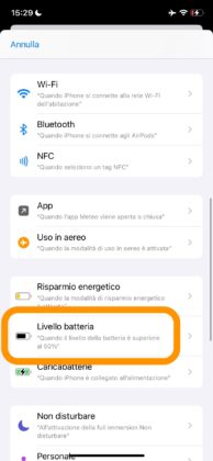 Come risparmiare energia su iPhone in un click con iOS 17