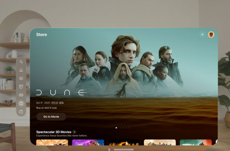Per Apple il Vision Pro diventerà il dispositivo di intrattenimento per eccellenza