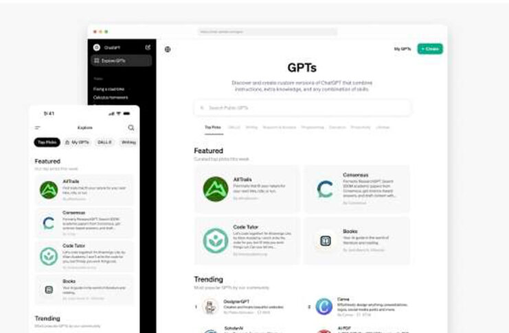 OpenAI, ufficiali lo store per ChatGPT e ChatGPT Team