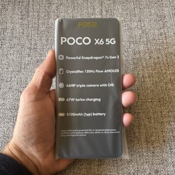 POCO X6 unboxing 5