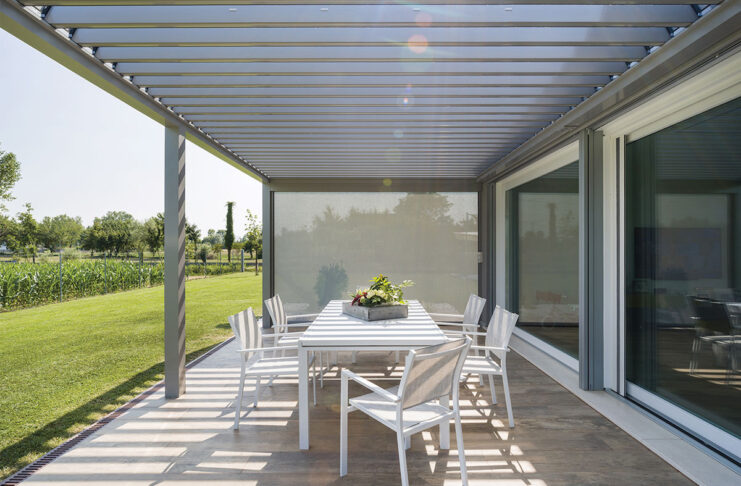 Con l'app Gibus la getione delle pergole da remoto