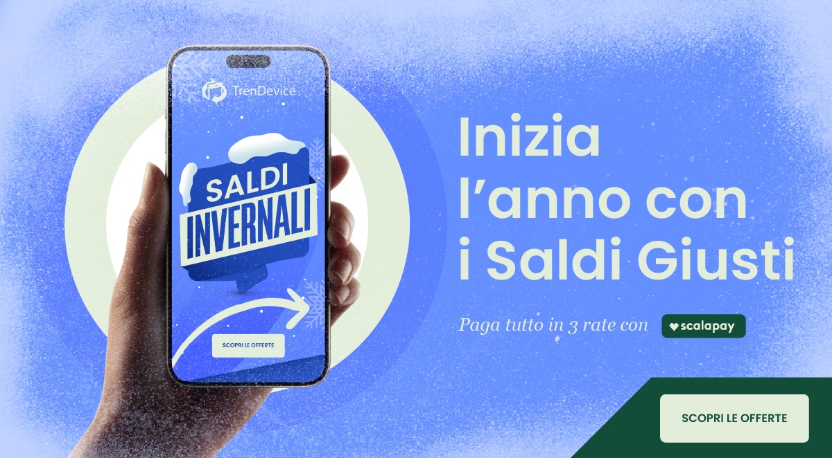 Sono iniziati i Saldi Invernali TrenDevice: iPhone 13 da 537,90€, iPhone 12 da 357,90€