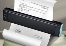 Stampante termica portatile a metà prezzo, goduria Bluetooth in formato A4 Stampante termica portatile a metà prezzo, goduria Bluetooth in formato A4