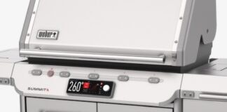 Weber Summit rivoluziona il barbecue col touchscreen al CES 2024