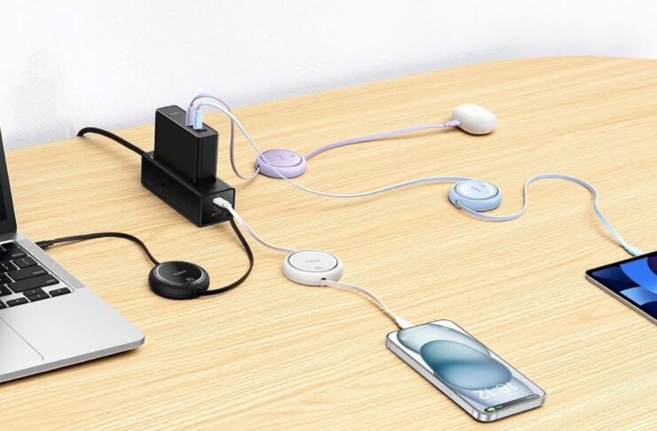 Cavo USB-C retrattile, tascabile, 100W, perfetto per tutto, solo 6,69€ offerta Flash