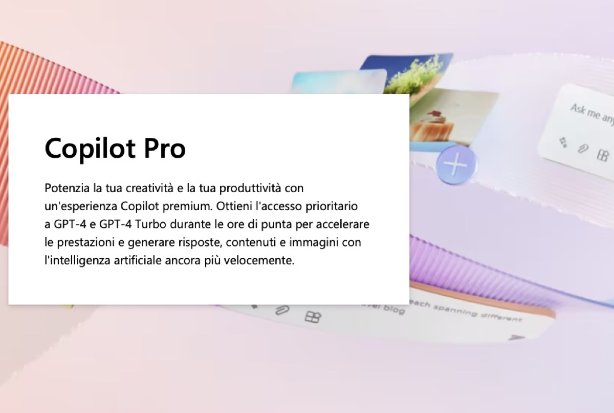 Microsoft Copilot Pro è la produttività AI per ogni utente e azienda