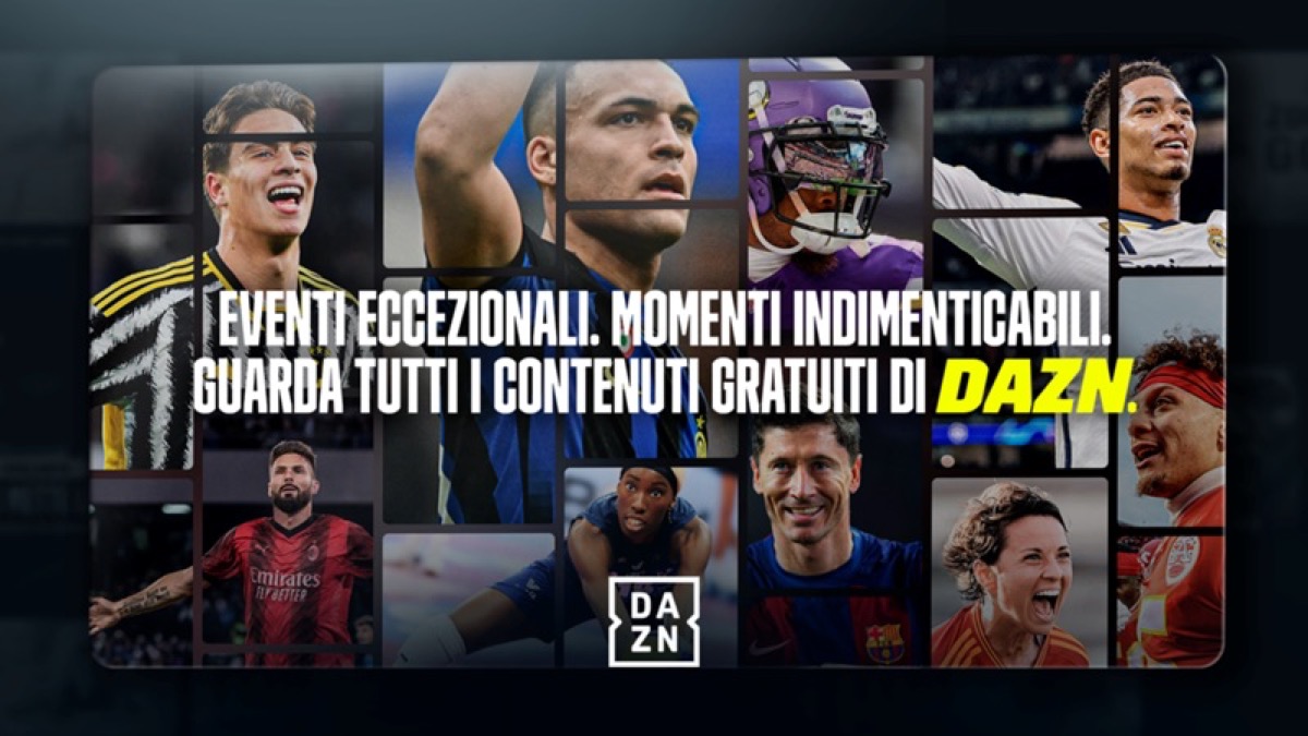 DAZN gratis, i primi contenuti disponibili anche in Italia