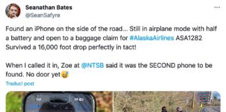 iPhone sopravvive ad una caduta da un'altezza di quasi 5 km