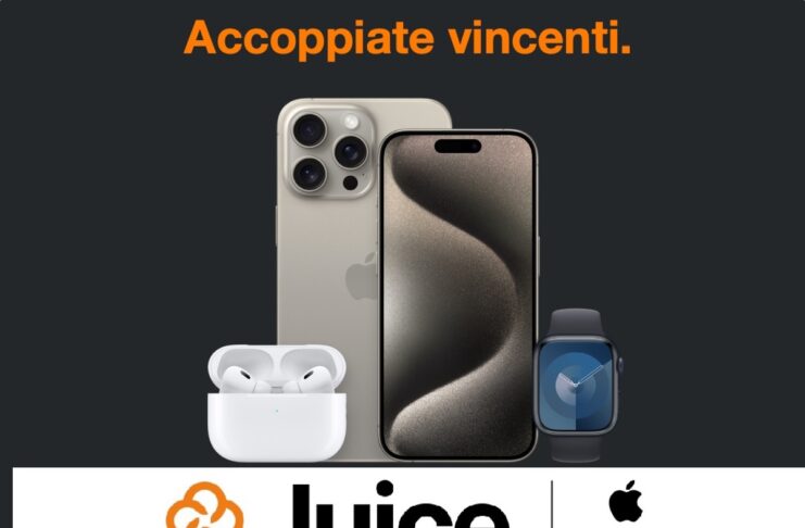 Da Juice iPhone e Apple Watch a rate, più AirPods aggiungendo 0,50€ al giorno