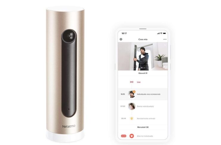 La telecamera interna Netatmo compatibile Homekit quasi a metà prezzo