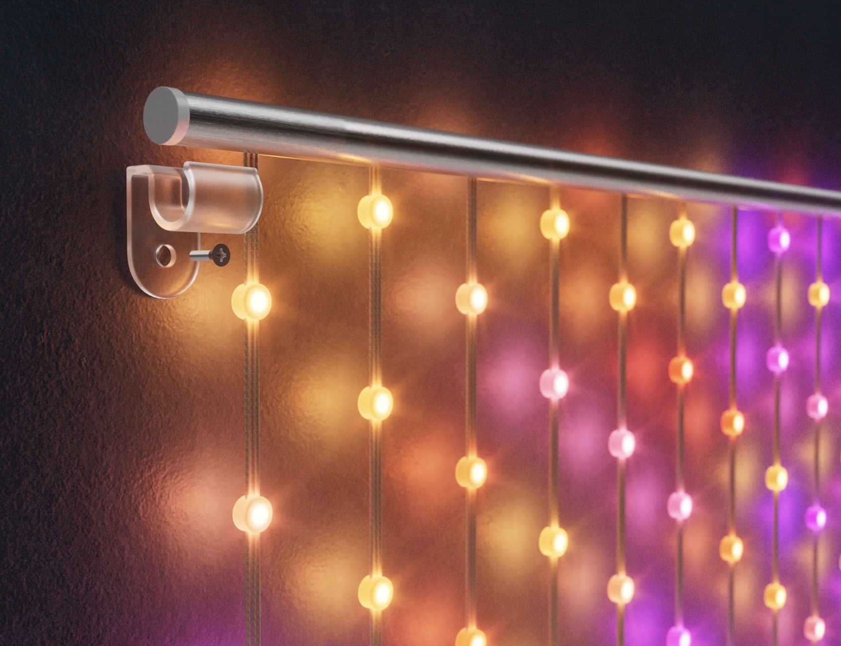 CES 2024, Twinkly Matrix è la tenda a matrice di LED più densa al mondo