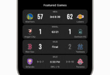 Apple Sports, nuova app che mostra i risultati delle partite in diretta