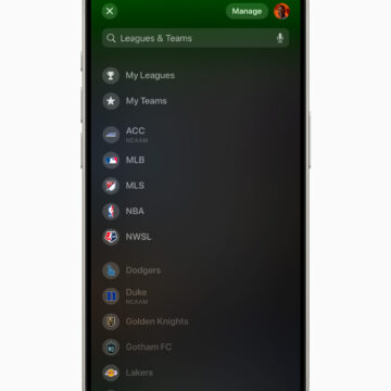 Apple Sports, nuova app che mostra i risultati delle partite in diretta