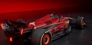 Bang e Olufsen veste rosso Ferrari