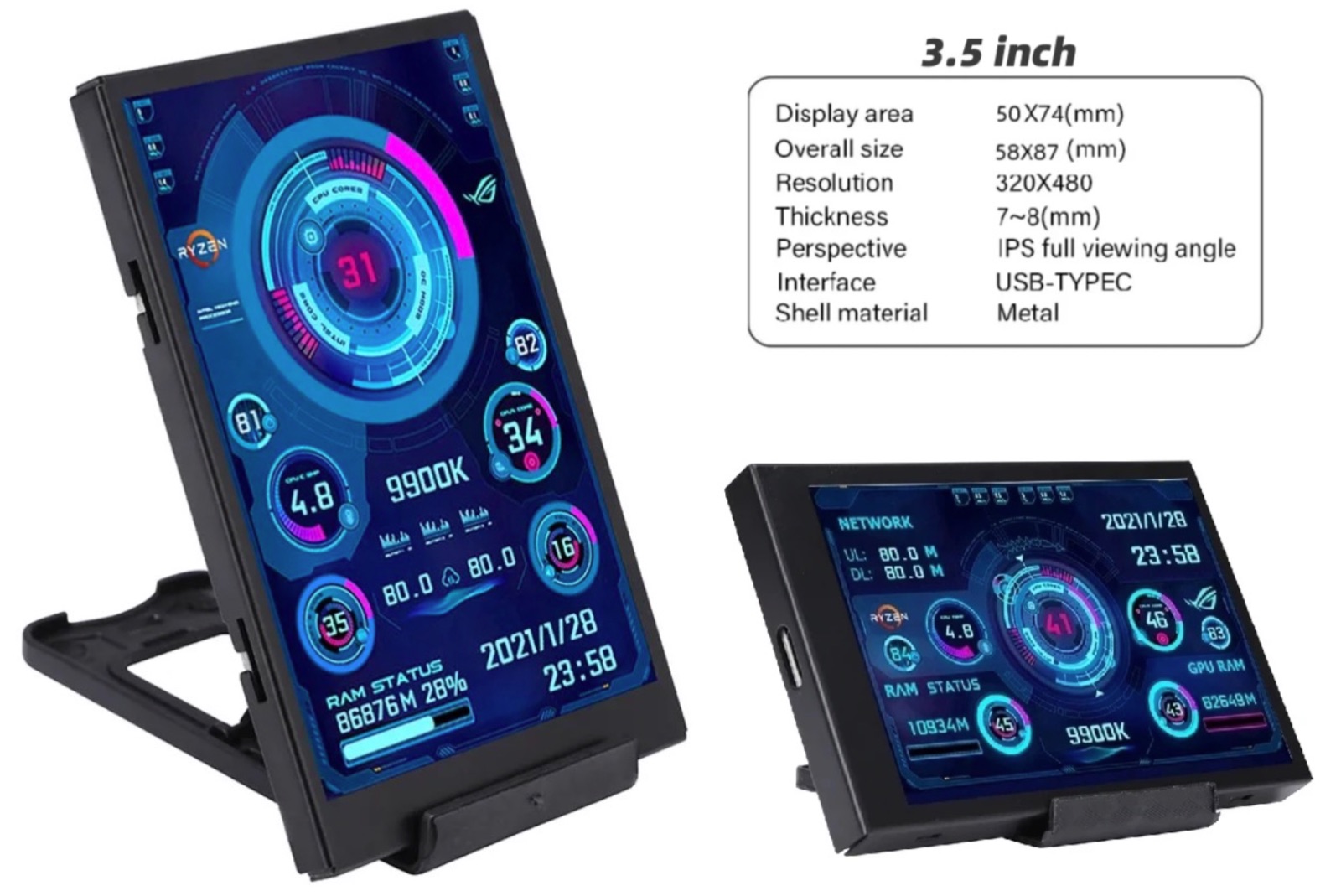 Come potenziare l'uso del PC con uno schermo da 3,5 pollici