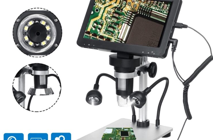 Mustool DM9, microscopio 1200x con display incorporato