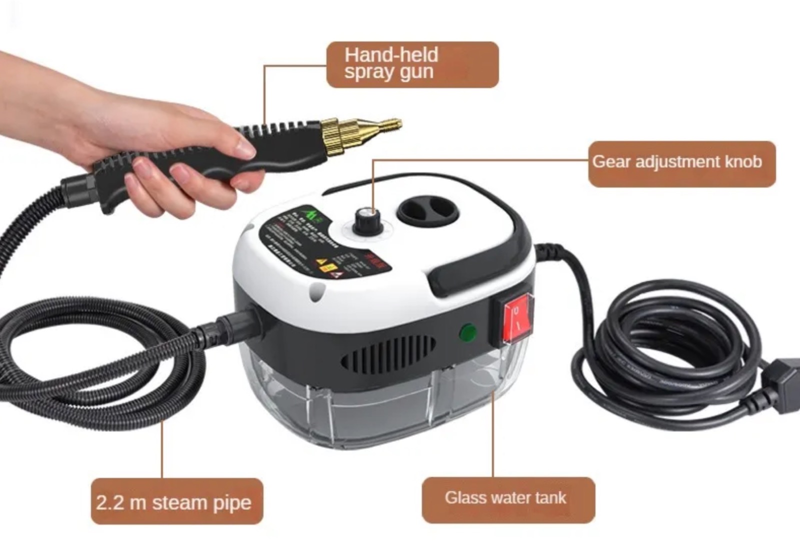 Pulizia a vapore per tutti con la macchina in offerta a 41,16 €