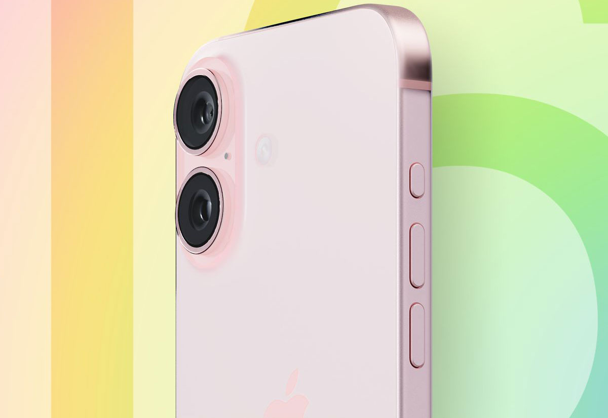 Apple testa design con sporgenza sottile per fotocamera iPhone 16 base