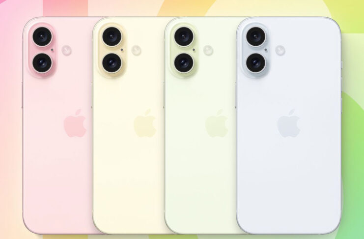 Apple testa design con sporgenza sottile per fotocamera iPhone 16 base